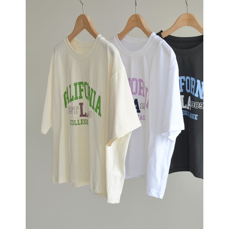Re:EDIT 綿天竺CaliforniaロゴTシャツ トップス shoplistselect-10355979 SHOPLIST サンプル画像2