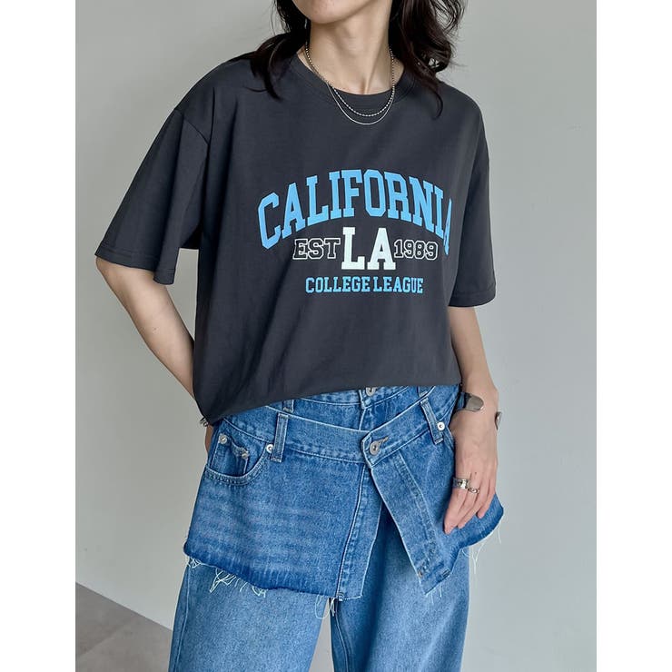 Re:EDIT 綿天竺CaliforniaロゴTシャツ トップス shoplistselect-10355979 SHOPLIST サンプル画像3