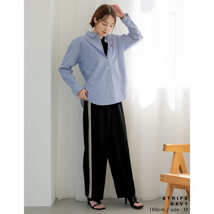 Re:EDIT [U.S. POLO ASSN.][別注]レギュラーカラー長袖チュニックシャツ トップス shoplistselect-10356048 SHOPLIST サンプル画像3