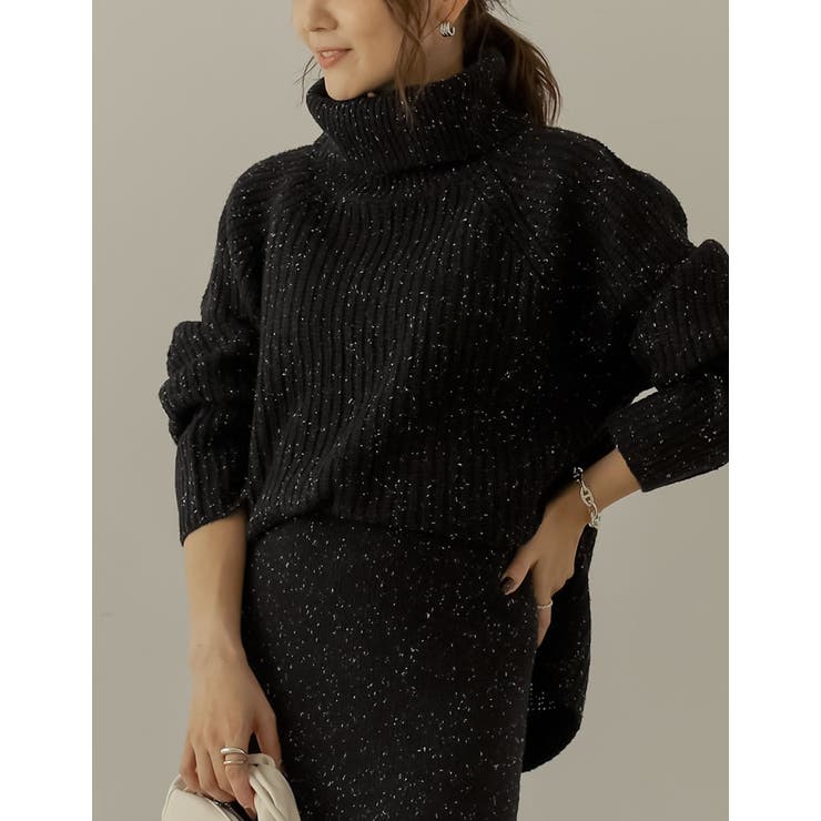 Re:EDIT シンプルながらも他と差がつく ミックスネップタートルネックニットトップス トップス/ニット/セーター トップス shoplistselect-10356122 SHOPLIST サンプル画像3