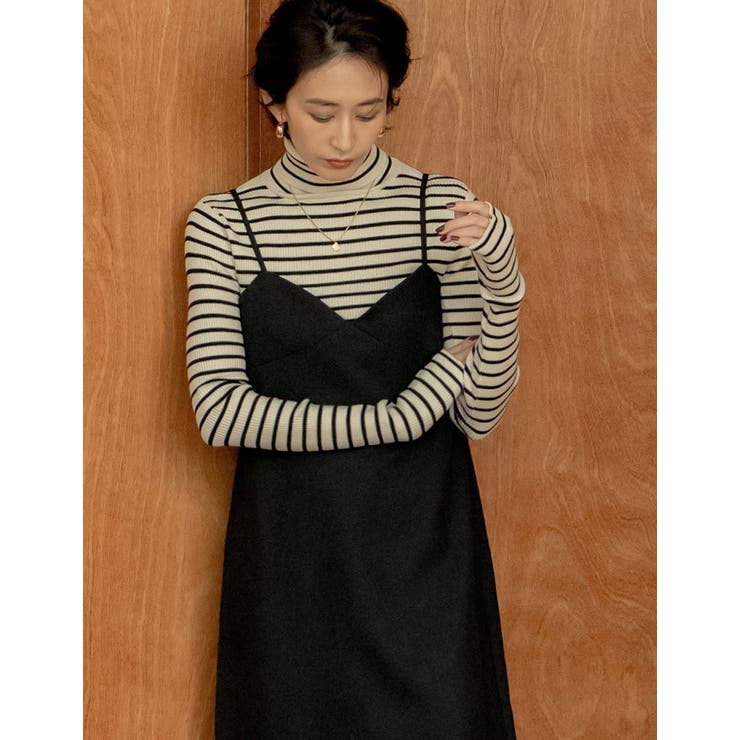 Re:EDIT [販売枚数4.6万枚突破！]指穴リブニットタートルネックトップス トップス shoplistselect-10356149 SHOPLIST サンプル画像3