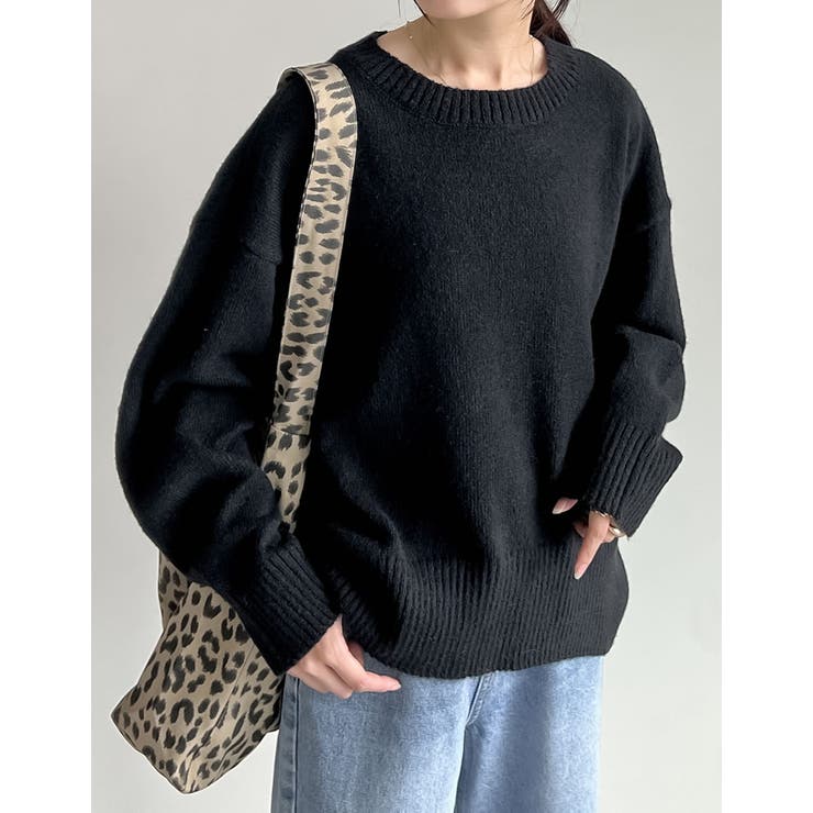 Re:EDIT アルパカタッチクルーネックニットプルオーバー トップス shoplistselect-10356176 SHOPLIST サンプル画像3