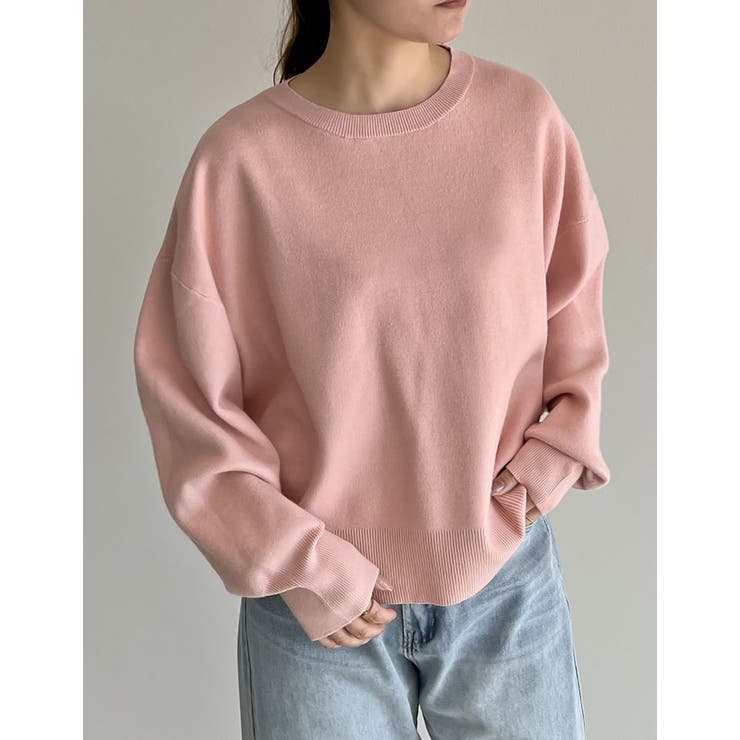 Re:EDIT ミラノリブスウェットライクニットトップス トップス shoplistselect-10356248 SHOPLIST サンプル画像3