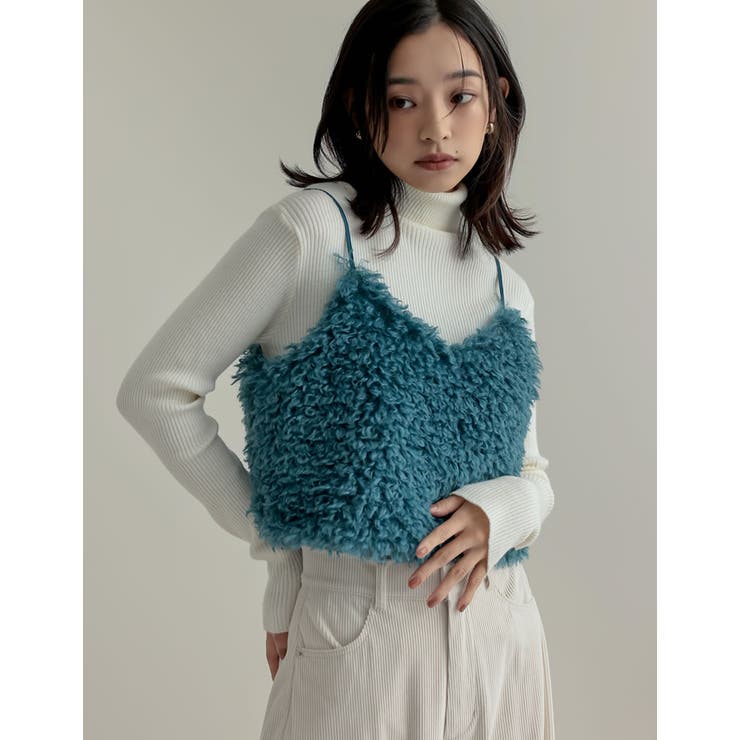 Re:EDIT [2025AW COLLECTION][累計販売枚数2.5万枚突破]チベットラムフェイクファービスチェ トップス shoplistselect-10356357 SHOPLIST サンプル画像3
