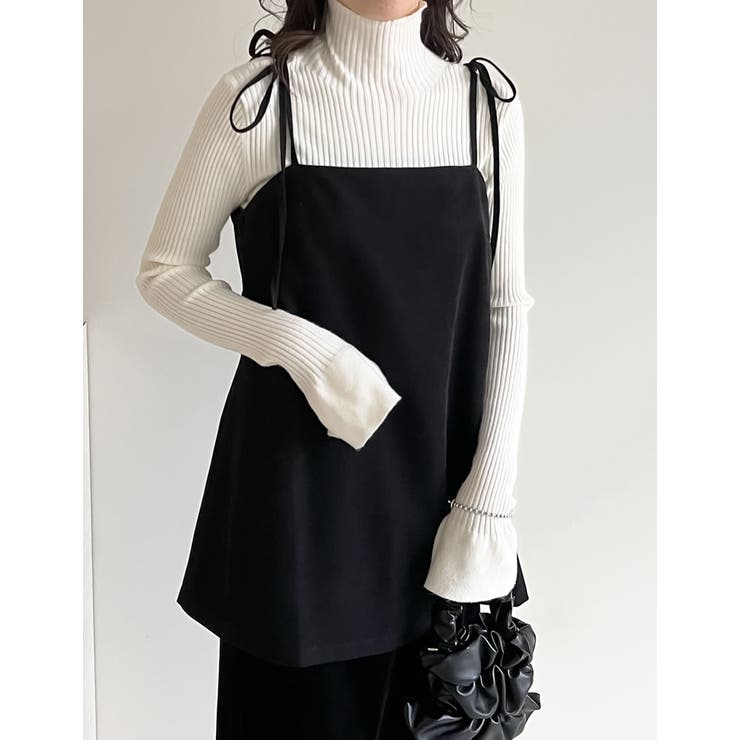 Re:EDIT [2024-25 WINTER COLLECTION]微起毛ツイルバックシャンキャミソールチュニック トップス shoplistselect-10356378 SHOPLIST サンプル画像3