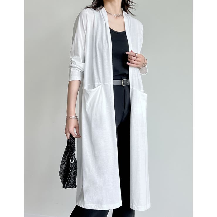Re:EDIT [UVカット]天竺ロングカーディガン トップス shoplistselect-10356326 SHOPLIST サンプル画像3