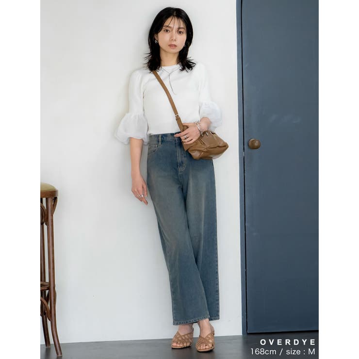 Re:EDIT [2024 SUMMER COLLECTION][低身長/高身長/大きいサイズ有]コットンデニムルーズワイドパンツ パンツ・ズボン shoplistselect-10356438 SHOPLIST サンプル画像3
