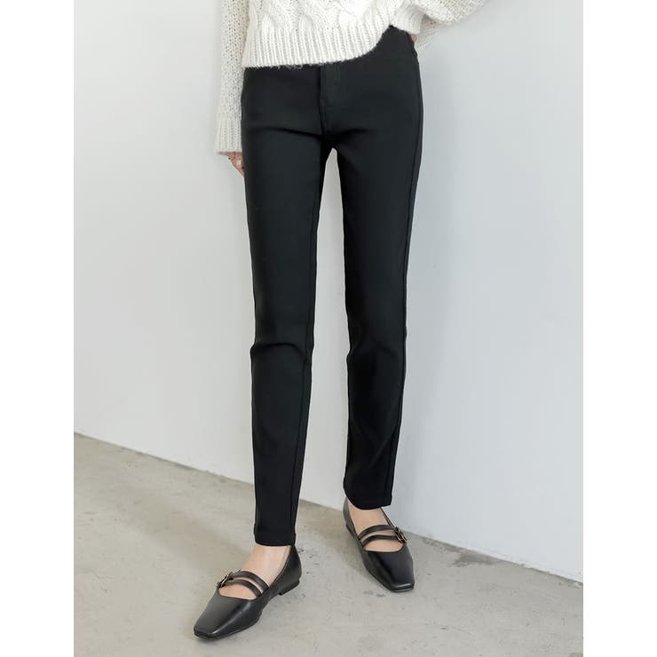Re:EDIT [低身長/大きいサイズ有]裏微起毛ストレッチスキニーパンツ パンツ・ズボン shoplistselect-10356469 SHOPLIST サンプル画像2