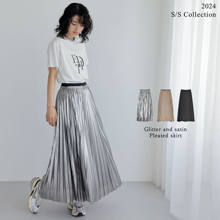 Re:EDIT [低身長サイズ有]グリッタープリーツスカート スカート shoplistselect-10356591 SHOPLIST パッケージ画像