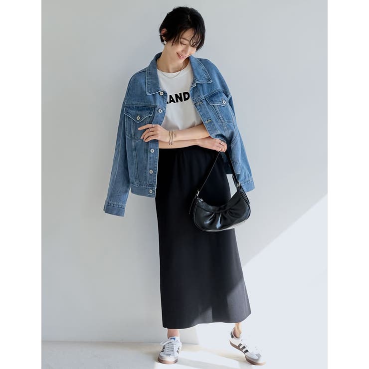Re:EDIT [低身長/大きいサイズ有]前後2WAYミラノリブニットナロースカート スカート shoplistselect-10356595 SHOPLIST サンプル画像3