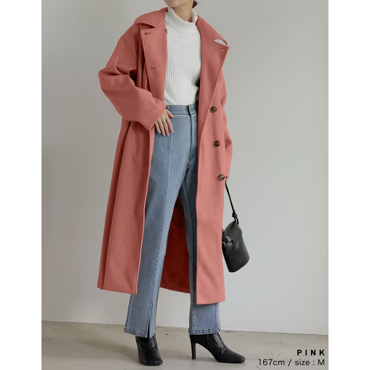 Re:EDIT [低身長サイズ有]3WAYフェイクウールロングステンカラーコート アウター(コート・ジャケットなど) shoplistselect-10356705 SHOPLIST サンプル画像2