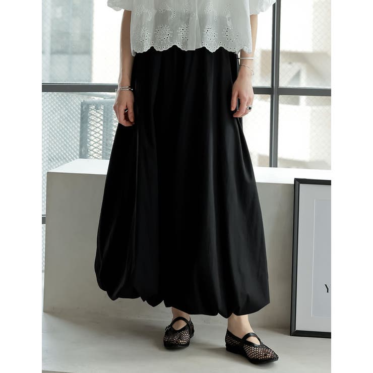 Re:EDIT [2025 SUMMER COLLECTION][RAIN SHIELD][撥水加工][低身長サイズ有]Aラインバルーンスカート スカート shoplistselect-10356657 SHOPLIST サンプル画像2