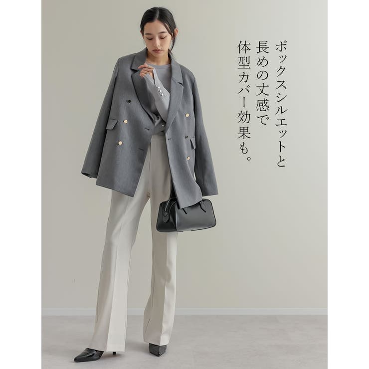 Re:EDIT [累計販売枚数6,200枚突破！][入卒式 セレモニー][低身長サイズ有]金ボタンブレザージャケットW アウター(コート・ジャケットなど) shoplistselect-10356828 SHOPLIST サンプル画像3