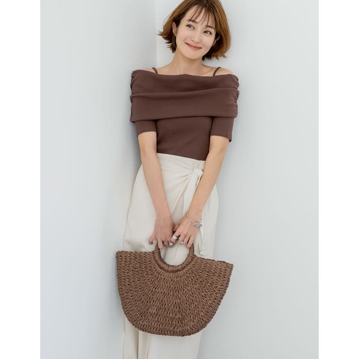 【10％OFFクーポン！9/11(金)1:59まで】Re:EDIT 雑材ハーフムーンバッグ バッグ・鞄 shoplistselect-10356982 SHOPLIST サンプル画像3