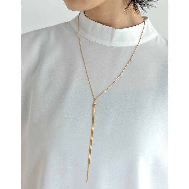 【10％OFFクーポン！8/11(火)1:59まで】Re:EDIT ノットロングネックレス アクセサリー shoplistselect-10356986 SHOPLIST サンプル画像3