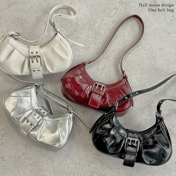 【10％OFFクーポン！8/27(木)1:59まで】Re:EDIT [2024AW BAG COLLECTION]ハーフムーンワンベルトバッグ バッグ・鞄 shoplistselect-10356961 SHOPLIST パッケージ画像