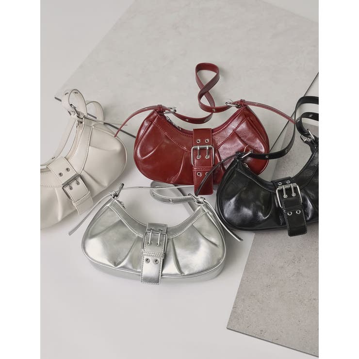 【10％OFFクーポン！8/27(木)1:59まで】Re:EDIT [2024AW BAG COLLECTION]ハーフムーンワンベルトバッグ バッグ・鞄 shoplistselect-10356961 SHOPLIST サンプル画像2