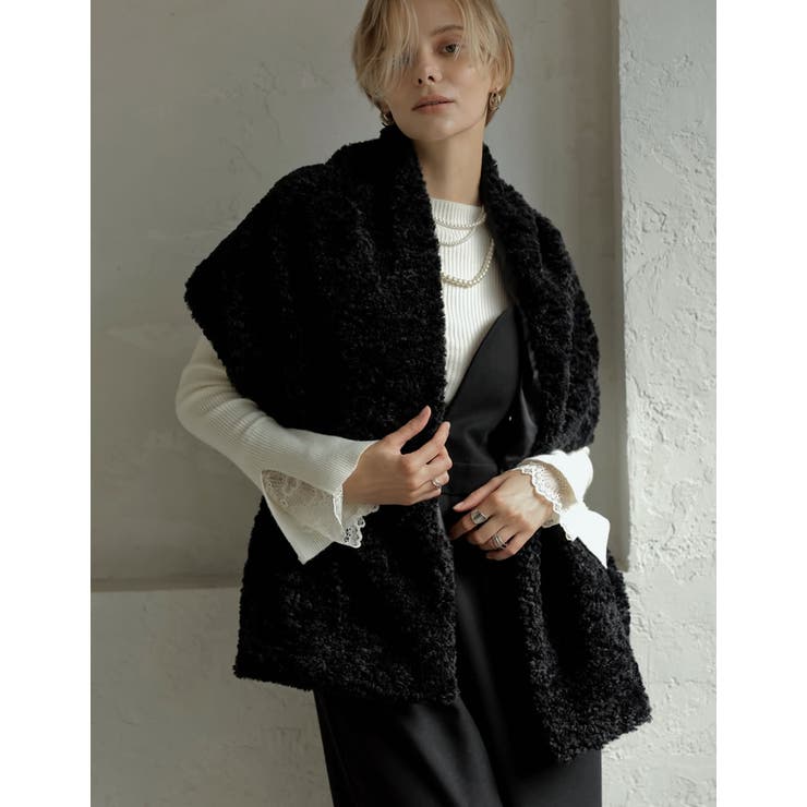 Re:EDIT [2024-25 WINTER COLLECTION]フェイクファー&ボアマルチウェイストール 小物 shoplistselect-10357023 SHOPLIST サンプル画像3