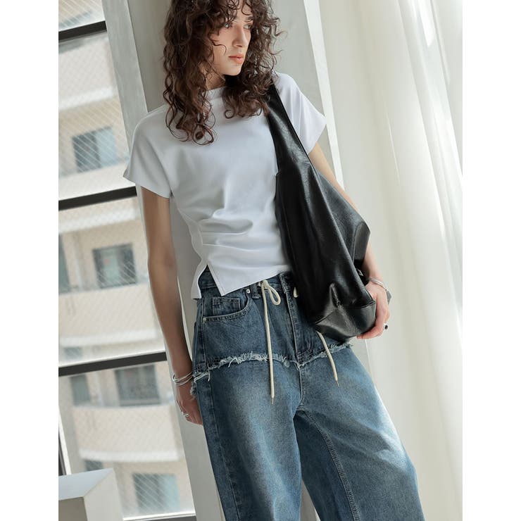 Re:EDIT [2025 SUMMER COLLECTION]フェイクレザースクエアワンショルダーバッグ バッグ・鞄 shoplistselect-10356974 SHOPLIST サンプル画像3