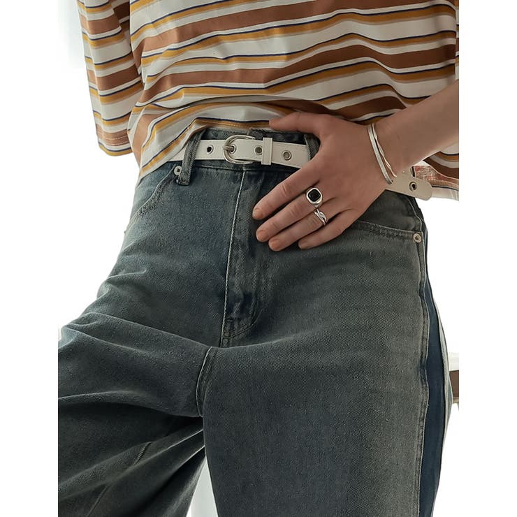 Re:EDIT [2025 SUMMER COLLECTION]フェイクレザー細ベルト 小物 shoplistselect-10357009 SHOPLIST サンプル画像3