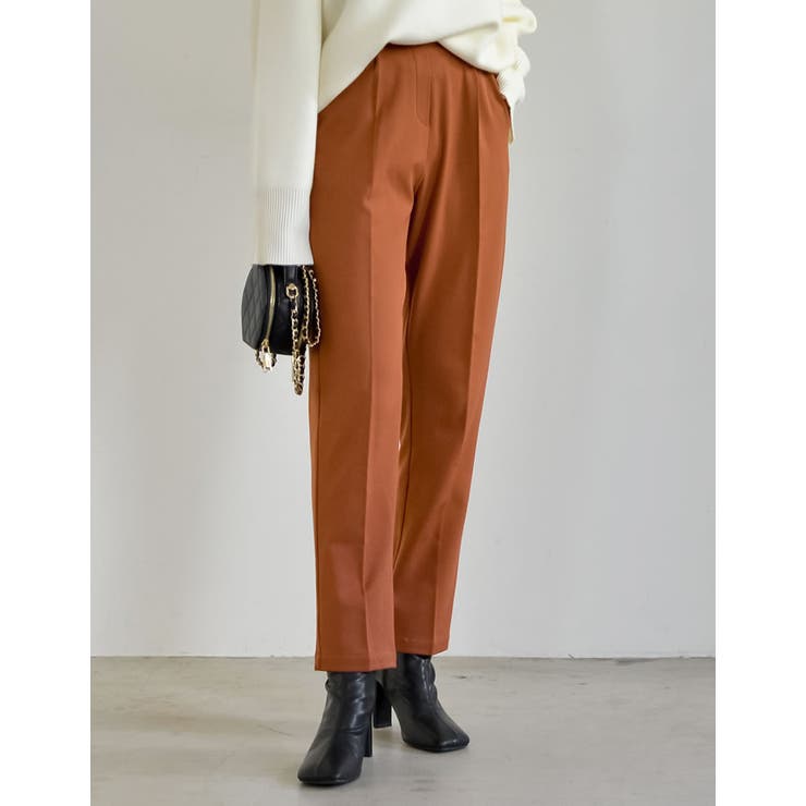 Re:EDIT [低身長/大きいサイズ有]裏微起毛テーパードパンツ パンツ・ズボン shoplistselect-10357247 SHOPLIST サンプル画像3