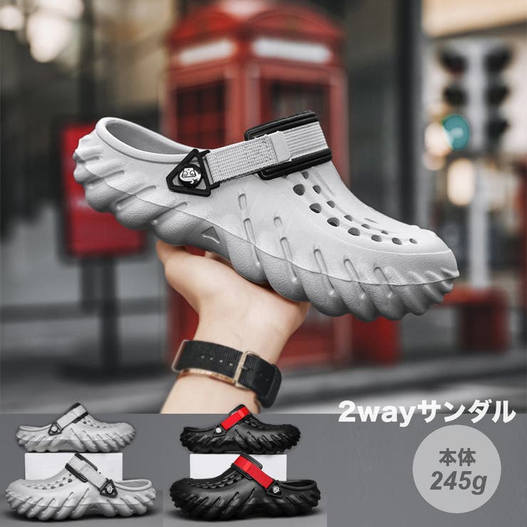 【10％OFFクーポン！11/27(木)1:59まで】RAiseNsE サンダル アウトドア メンズ 軽い スリッパ 滑り止め 衝撃吸収[3色]#Shoes07c1 シューズ・靴