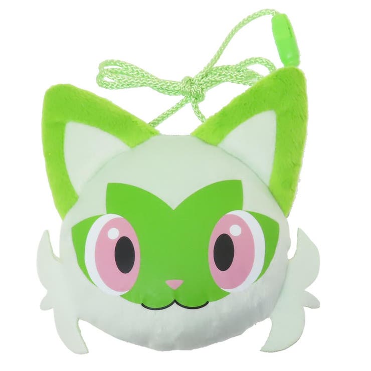 cinemacollection ポケットモンスター ポシェット フェイスネックポーチ ニャオハ ポケモン マルヨシ フェイスポシェット ミニポーチ キャラクター グッズ バッグ・鞄