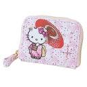 cinemacollection ハローキティ レディース財布 パス付ミニワレット 和02 桜和傘 サンリオ ヤスダ通商 ギフト おしゃれ キャラクター グッズ 財布