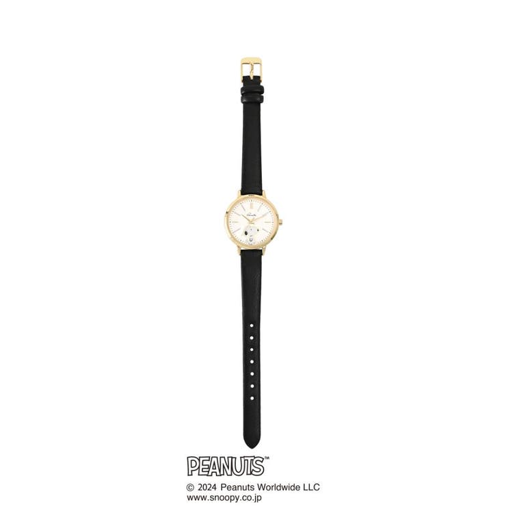 cinemacollection 【20%OFF】スヌーピー 腕時計 2レイヤーウォッチG BK ピーナッツ フィールドワーク プレゼント 女性 かわいい レディース キャラクター グッズ アクセサリー