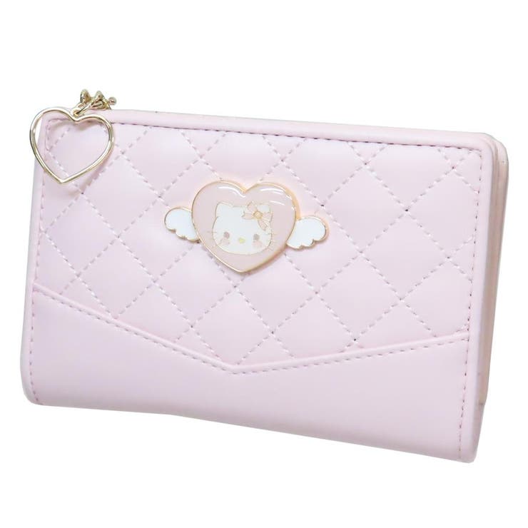 cinemacollection ハローキティ 二つ折り財布 LF深札入れ ラウンド札入れ ラウンドショートウォレット エンジェルメタル サンリオ サンアート レディース プレゼント キャラクター グッズ 財布