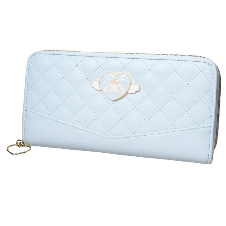 cinemacollection シナモロール レディース長財布 ラウンド束入れ ラウンドファスナーロングウォレット エンジェルメタル サンリオ サンアート プレゼント キャラクター グッズ 財布