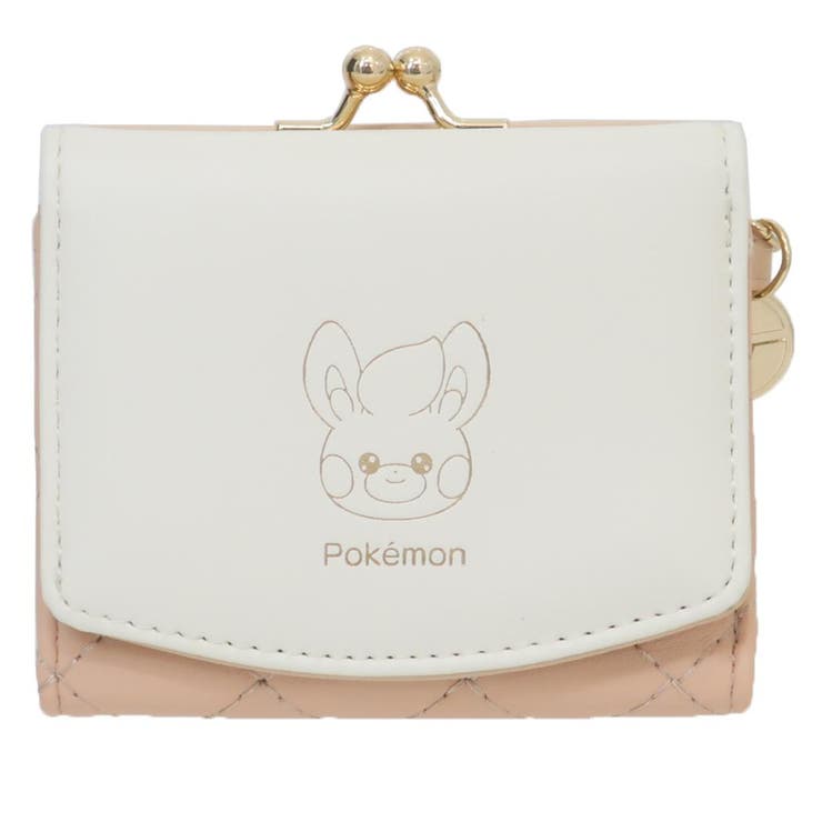 cinemacollection ポケットモンスター ミニウォレット 口金ミニ財布 三つ折りコンパクト財布 キルトシリーズ オレンジ ポケモン サンアート レディース ミニ財布 プレゼント ギフト キャラクター グッズ 財布