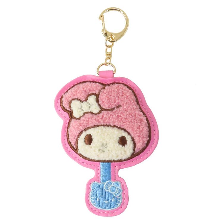 【10％OFFクーポン！11/27(木)1:59まで】cinemacollection マイメロディ キーリング さがらキーホルダー サンリオキャラクターズチョコレート サンリオ バンダイ プレゼント サガラ 相良刺繍 キャラクター グッズ 小物