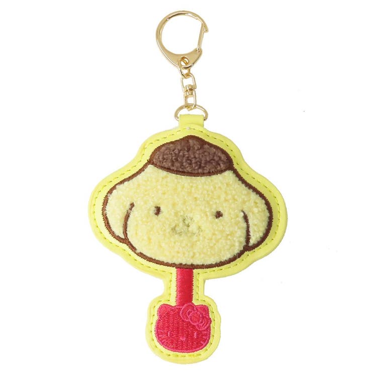 【10％OFFクーポン！11/27(木)1:59まで】cinemacollection ポムポムプリン キーリング さがらキーホルダー サンリオキャラクターズチョコレート サンリオ バンダイ プレゼント サガラ 相良刺繍 キャラクター グッズ 小物