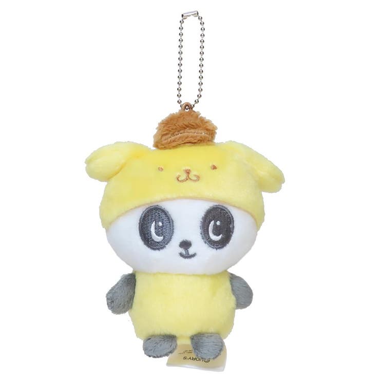 cinemacollection パンシェルxサンリオキャラクターズ マスコット ミニぬいぐるみボールチェーンマスコット ポムポムプリン サンリオ かわいい キャラクター グッズ 小物