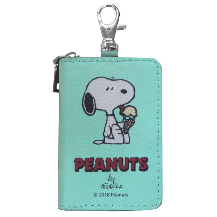 【10％OFFクーポン！配布中！】cinemacollection スヌーピー キーケース スマートキーケース ブルー ピーナッツ 三金商事 MEIHO 鍵入れ 鍵ケース カー用品 キャラクター グッズ 小物