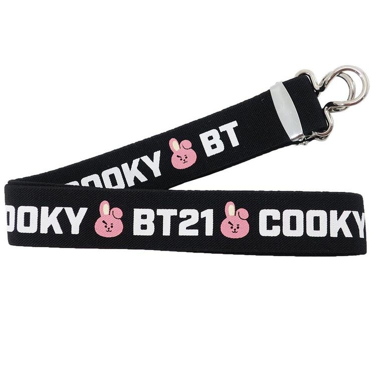 cinemacollection BT21 バックル付き ゴムバンド スクールベルト COOKY LINE FRIENDS 森本本店 学校ベルト キャラクター 商品 シネマコレクション 小物