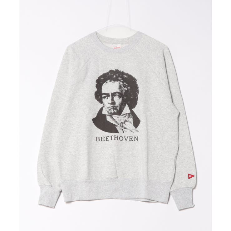 SETUP7【MEN】 【Healthknit】Classic Sweat Crew L/S(Beethoven Print) トップス