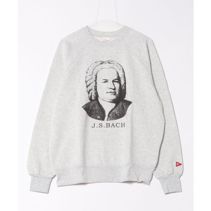 SETUP7【MEN】 【Healthknit】Classic Sweat Crew L/S(Bach Print) トップス