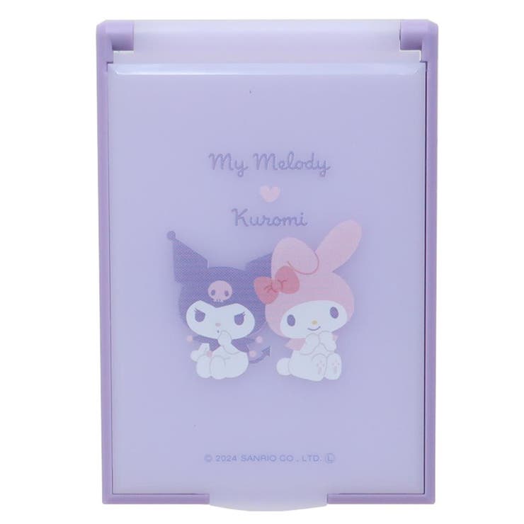 【10％OFFクーポン！5/7(木)9:59まで】cinemacollection マイメロディ＆クロミ 手鏡 カードミラーS サンリオ カミオジャパン コンパクトミラー キャラクター グッズ 小物cinemacollection マイメロディ＆クロミ