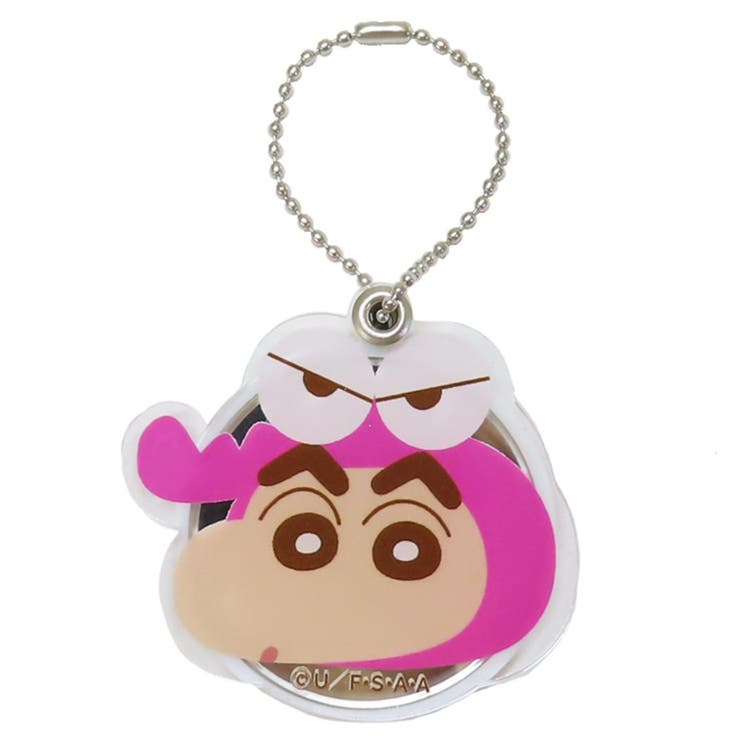 【10％OFFクーポン！5/7(木)9:59まで】cinemacollection クレヨンしんちゃん 手鏡 スライドミラーS ワニ山さんしんちゃん アイプランニング ボールチェーン キーチェーン アニメキャラクター グッズ 小物cinemacolle