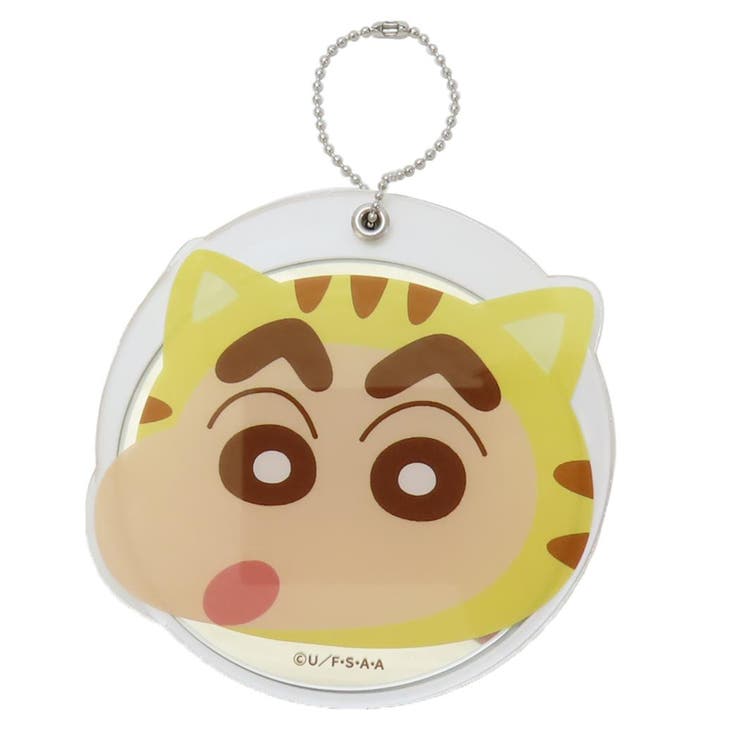 【10％OFFクーポン！5/7(木)9:59まで】cinemacollection クレヨンしんちゃん 手鏡 スライドミラーL ネコしんちゃん アイプランニング ボールチェーン キーチェーン アニメキャラクター グッズ 小物cinemacollecti