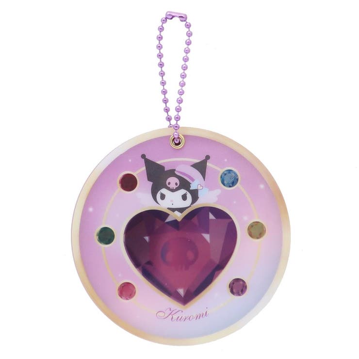 【10％OFFクーポン！5/7(木)9:59まで】cinemacollection クロミ 手鏡 コンパクト風アクリルミラー マジカルジュエリー サンリオ ティーズファクトリー スライドミラー ボールチェーン キャラクター グッズ 小物cinemaco