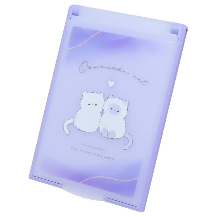 【10％OFFクーポン！5/7(木)9:59まで】cinemacollection OSUMASHI CAT 手鏡 カードミラーS カミオジャパン コンパクトミラー かわいい グッズ 小物cinemacollection OSUMASHI CAT 手鏡