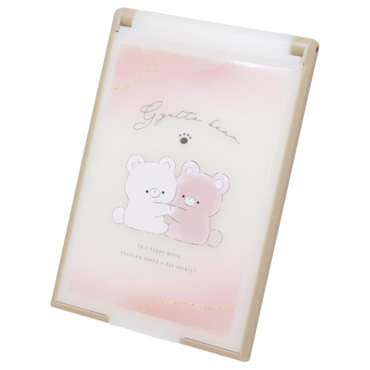 【10％OFFクーポン！5/7(木)9:59まで】cinemacollection GYUTTO BEAR 手鏡 カードミラーS カミオジャパン コンパクトミラー かわいい グッズ 小物cinemacollection GYUTTO BEAR 手鏡 カ