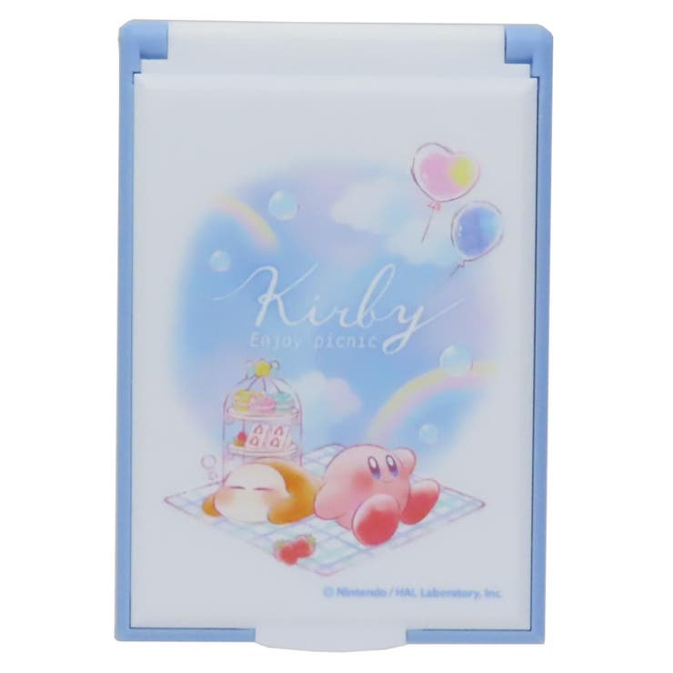【10％OFFクーポン！2/10(火)1:59まで】cinemacollection 星のカービィ 手鏡 カードミラーS ENJOY PICNIC カミオジャパン コンパクトミラー キャラクター グッズ 小物