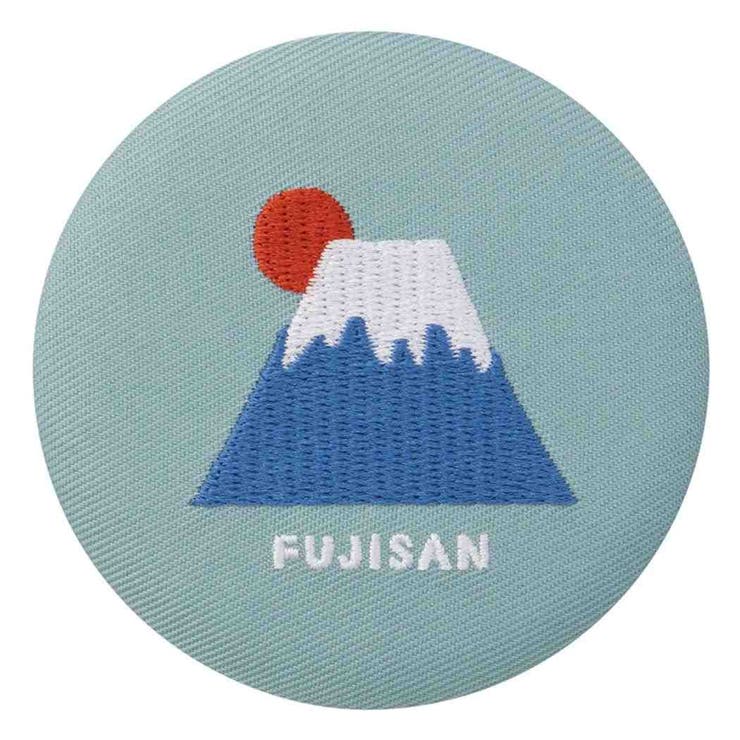 【10％OFFクーポン！5/7(木)9:59まで】cinemacollection おみやげニッポン 手鏡 刺繍ミラー 富士山 デコレ コンパクトミラー かわいい グッズ 小物cinemacollection おみやげニッポン 手鏡 刺繍ミラー 富士山