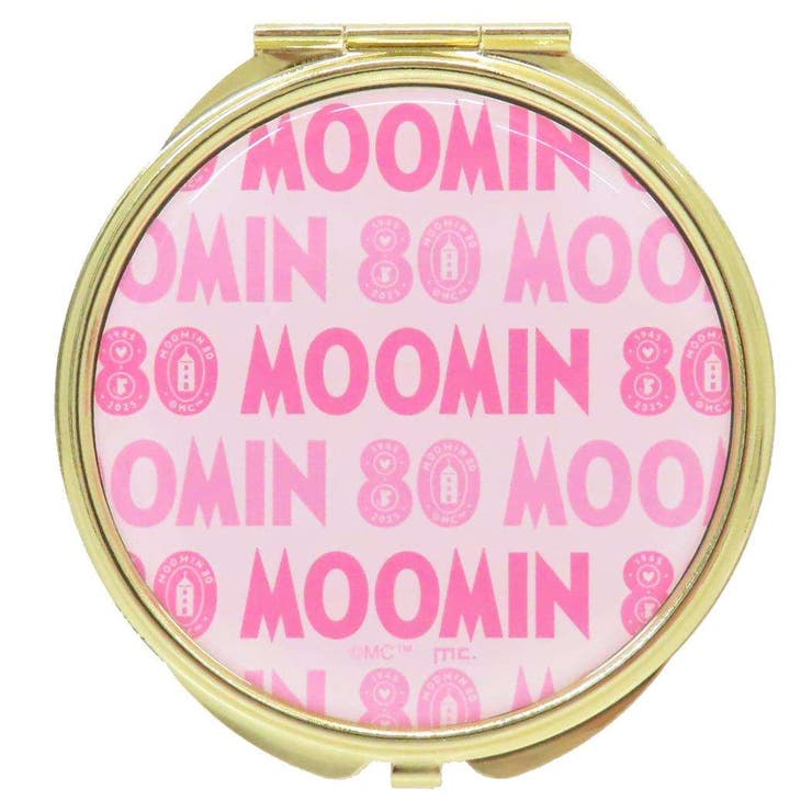 cinemacollection ムーミン 手鏡 ミラー PK 80周年アート 北欧 マリモクラフト コンパクトミラー キャラクター グッズ 小物