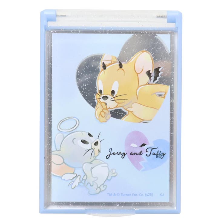 cinemacollection トムとジェリー 手鏡 カードミラーS キュートアタック ワーナーブラザース カミオジャパン コンパクトミラー キャラクター グッズ 小物