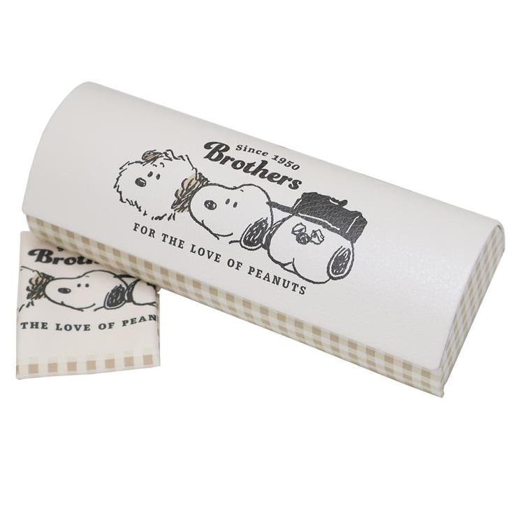 cinemacollection スヌーピー 眼鏡ケース クロス付きメガネケース SNOOPY＆BROTHERS ピーナッツ カミオジャパン ハードタイプ プレゼント キャラクター グッズ 小物